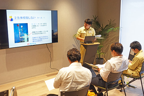 第110回メンテナンス教室開催(対象機種:KH・KQ型)